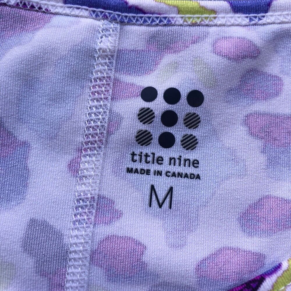 Title Nine Women Medium Sleeveless Dream Active Casual Athletic Dress Geometric - Picture 3 of 10